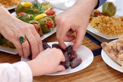 وعده ی شام در ماه رمضان