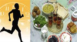 ورزش و تغذیه  ورزشکاران در ماه مبارک رمضان