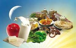 تغذیه ی ماه رمضان